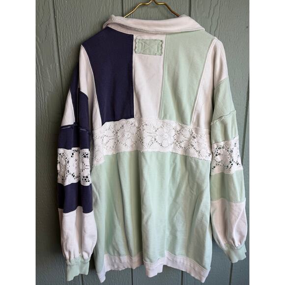 Free People American Dream Polo, Size Large $168 Retail - Picture 7 of 8